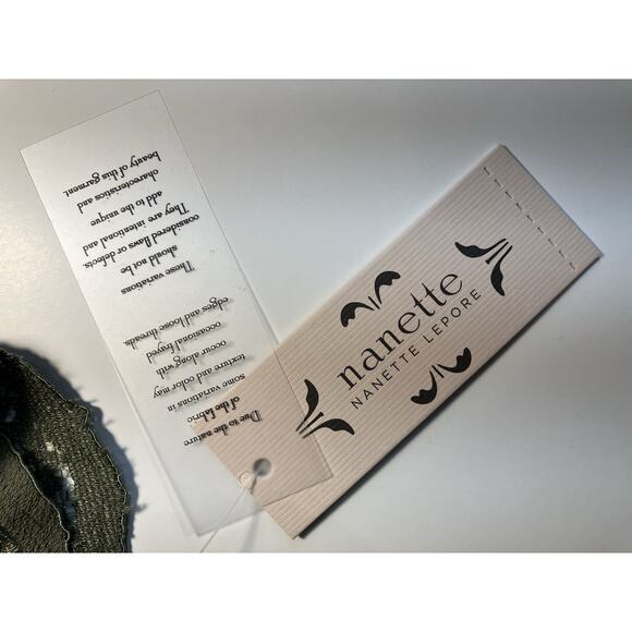 Nanette Nanette Lepore Winding Vines Pattern Lace Top Women’s Size M - Picture 6 of 7